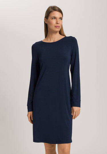 Natural Elegance Soft Jersey Nightgown | Deep Navy 74831-1610